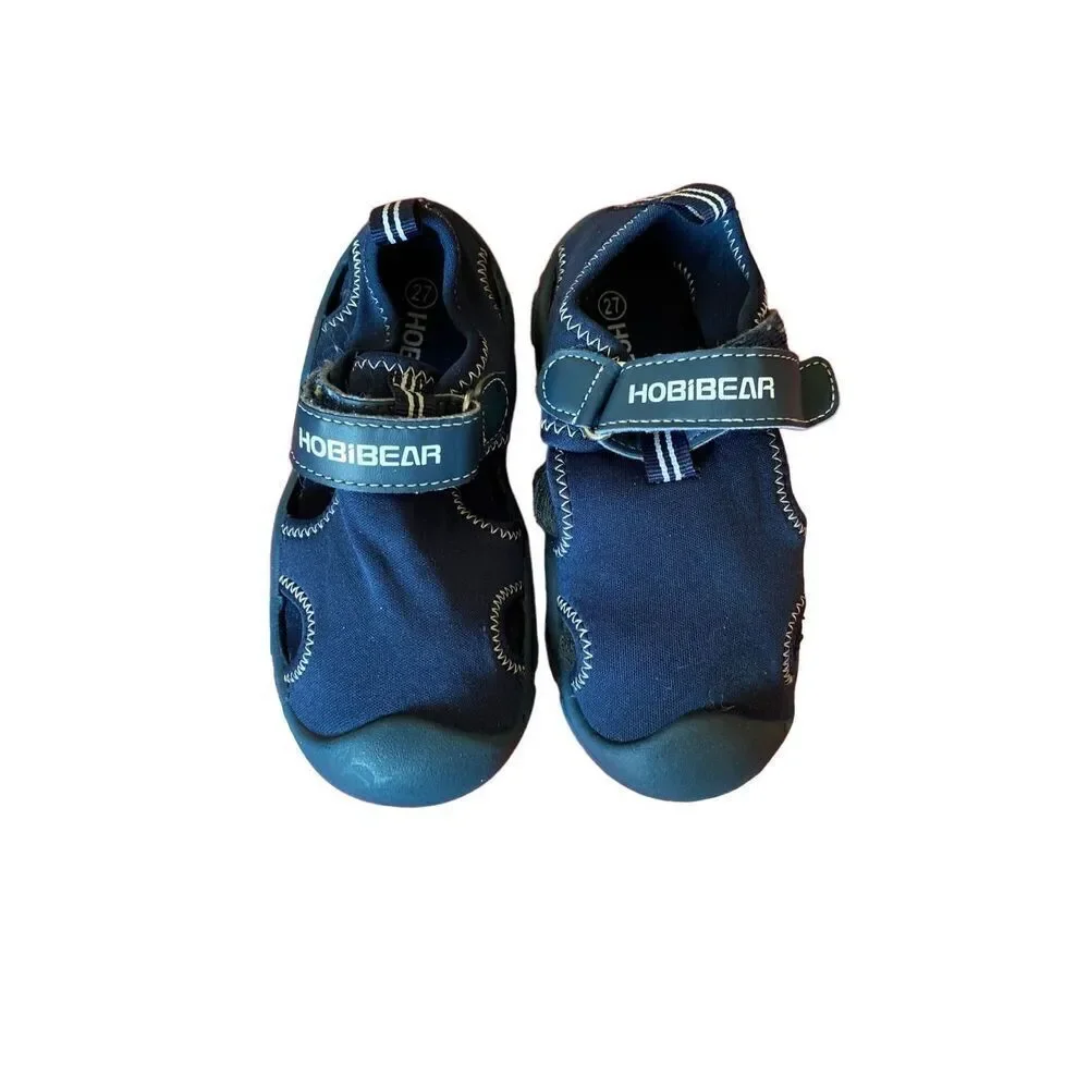 Hobibear kids unisex navy blue water, shoes, clothes, toed sandals, 27/10.5.